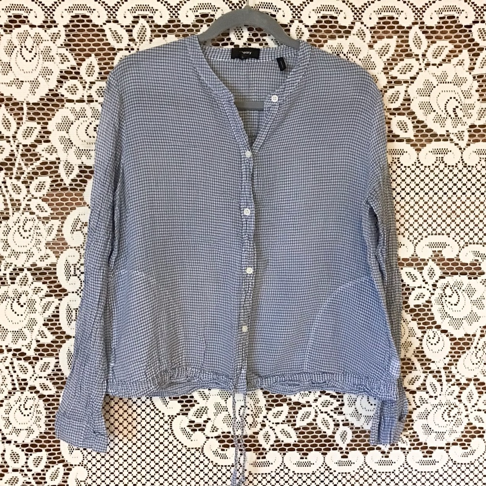 Theory Button Up Blouse - image 1